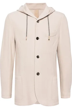 ELEVENTY Wool hooded jacket