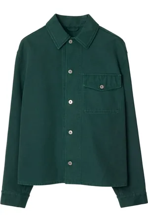 Burberry EKD-embroidered cotton jacket