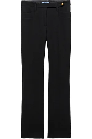 Prada Natté straight trousers