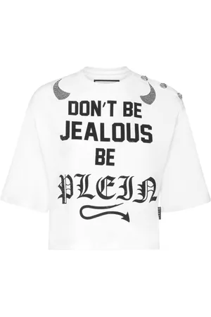 Philipp Plein Cropped round-neck T-shirt