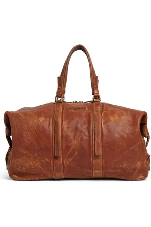 Dsquared2 Distressed leather duffle bag