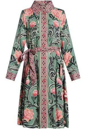 Farm Rio Floral-print midi dress