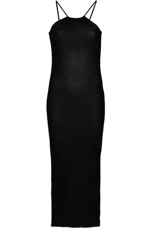 Rick Owens Scorpio ribbed-knit midi dress