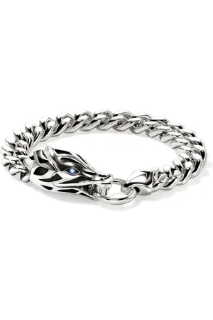 John Hardy Sterling Naga sapphire bracelet