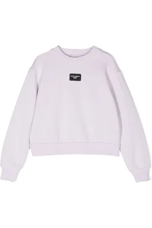 Dolce & Gabbana Logo-patch cotton sweatshirt