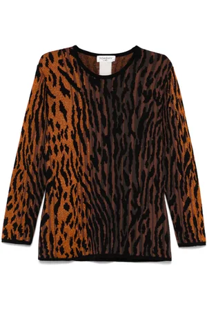Saint Laurent 1990s jacquard sweater