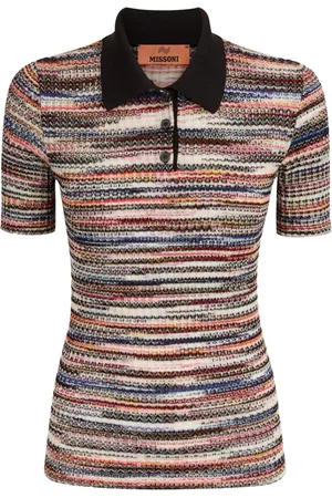 Missoni Striped knitted polo shirt