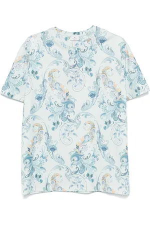 Etro Paisley-print cotton T-shirt