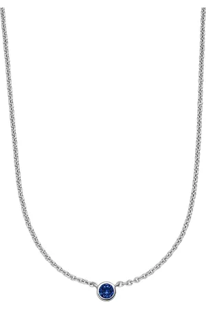 VEYNOU 14kt white gold Laya sapphire necklace