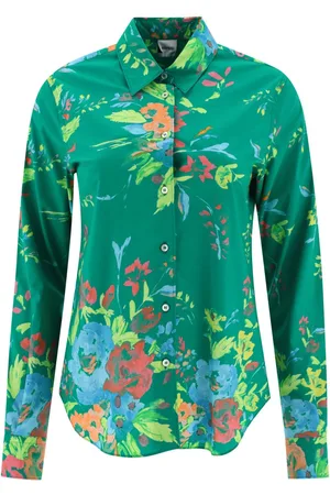 Aspesi Floral-print cotton shirt