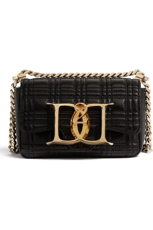 Dsquared2 Logo-plaque leather shoulder bag