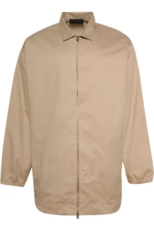 FEAR OF GOD Logo-patch zip-up shirt jacket