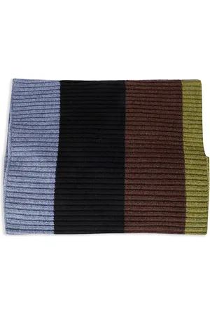 Colville Folded ribbed knit scarf
