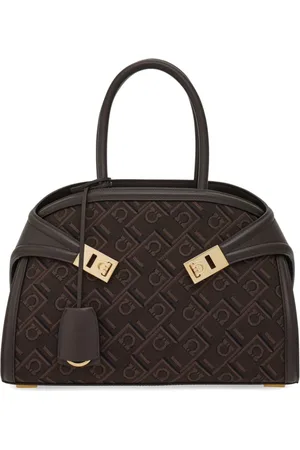 Salvatore Ferragamo Small Hug jacquard handbag