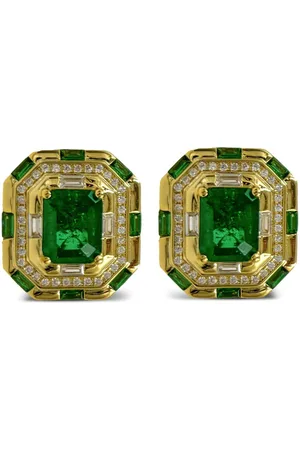 Juwelina Paris Byzantine Octagon stud earrings