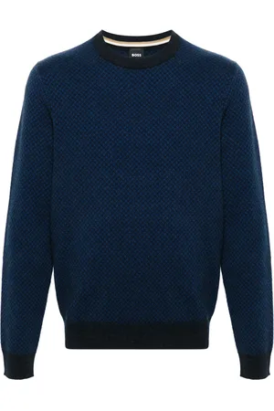 HUGO BOSS Logo-tag sweater
