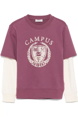 Golden Goose Double-sleeve crew-neck sweatshirt