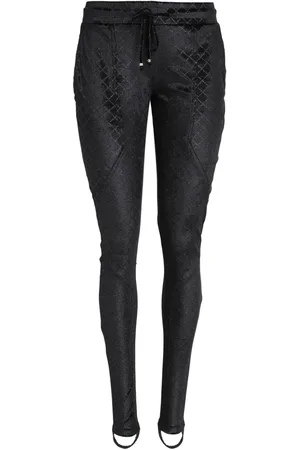 AMIR SLAMA Lurex-detail leggings