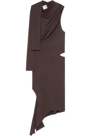 Courrèges Draped cut-out dress