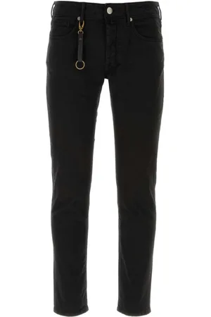 Incotex Logo-patch straight-leg jeans