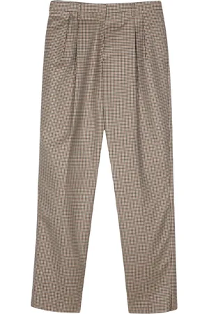 LARDINI Check-pattern trousers