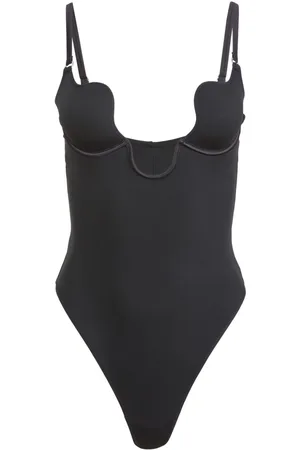 FLEUR DU MAL Le Stretch micro seduce U-plunge bodysuit