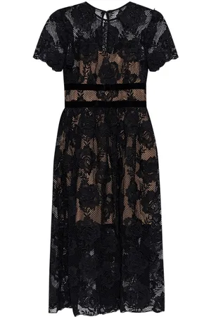 Self-Portrait Lace midi dress