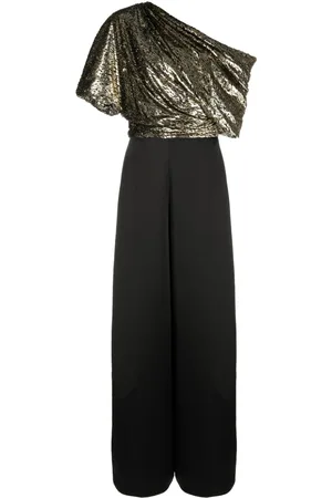 Amsale Velvet slouch jumpsuit