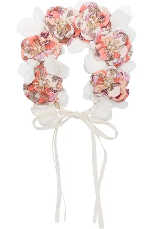 BONPOINT Floral-appliqué head band