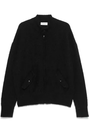 LANEUS Brushed-finish cardigan