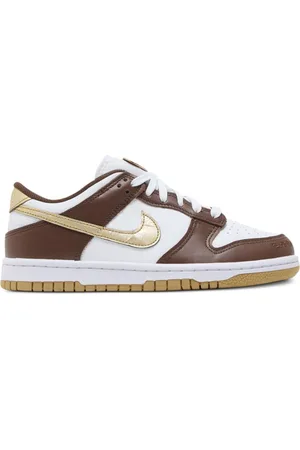 Nike Dunk Low "Cacao Wow Metallic Gold" sneakers