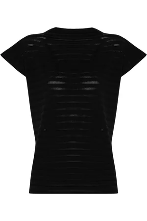 PLEATS PLEASE ISSEY MIYAKE Mesh knitted top