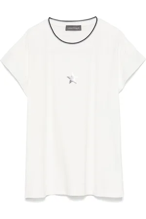LORENA ANTONIAZZI Glitter-star T-shirt