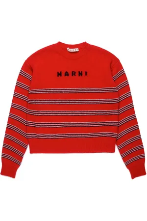 Marni Striped crew-neck jumper