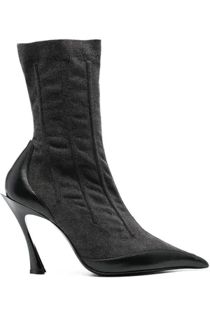 MUGLER 95mm corset boots