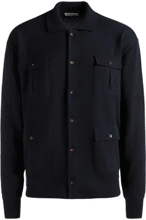 Bally Logo-embroidered cashmere shirt