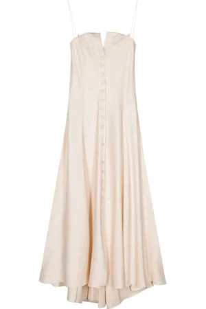 FORTE FORTE Strapless tailored maxi dress