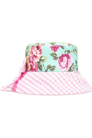 Selini Action Floral check bucket hat