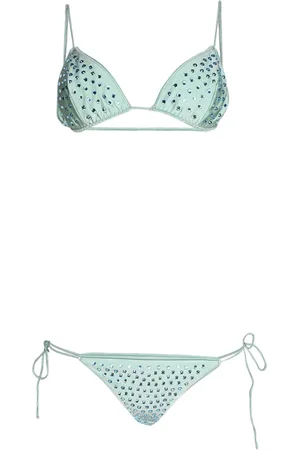 Oseree Gem crystal-embellished bikini