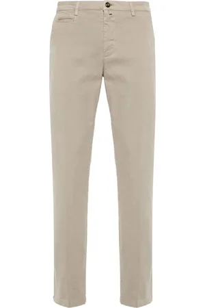 BRIGLIA Slim-cut chino trousers