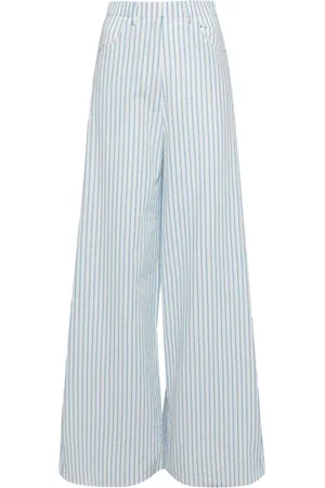 Bambah Kate striped wide-leg trousers