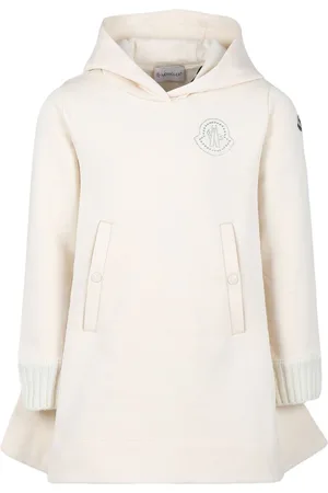 Moncler Crystal logo hooded dress