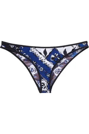Puccini Orchidee-print bikini briefs