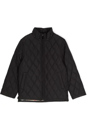 Burberry Diamond-quilted detailed padded jacket