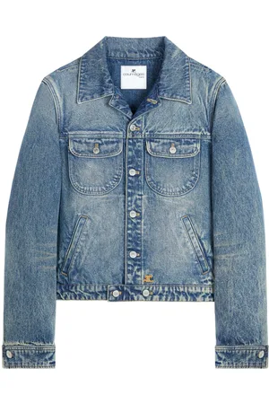 Courrèges Logo-patch denim jacket