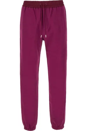 Saint Laurent Embroidered-logo cotton track pants