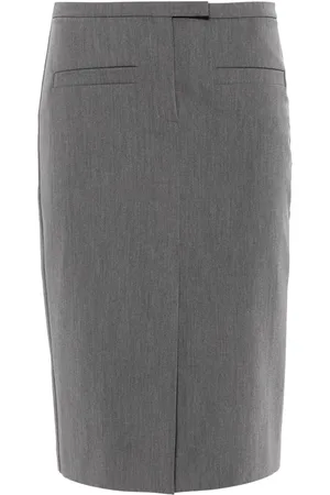 Patrizia Pepe Logo-plaque midi skirt