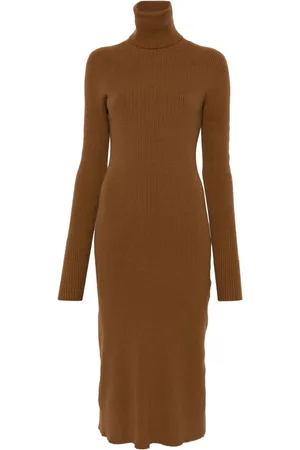 Fabiana Filippi Ribbed-knit midi dress