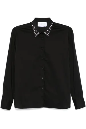 Kaos Rhinestone-embellished shirt