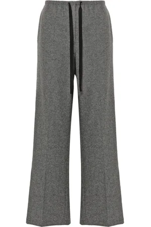 FORTE FORTE Felted straight-leg trousers